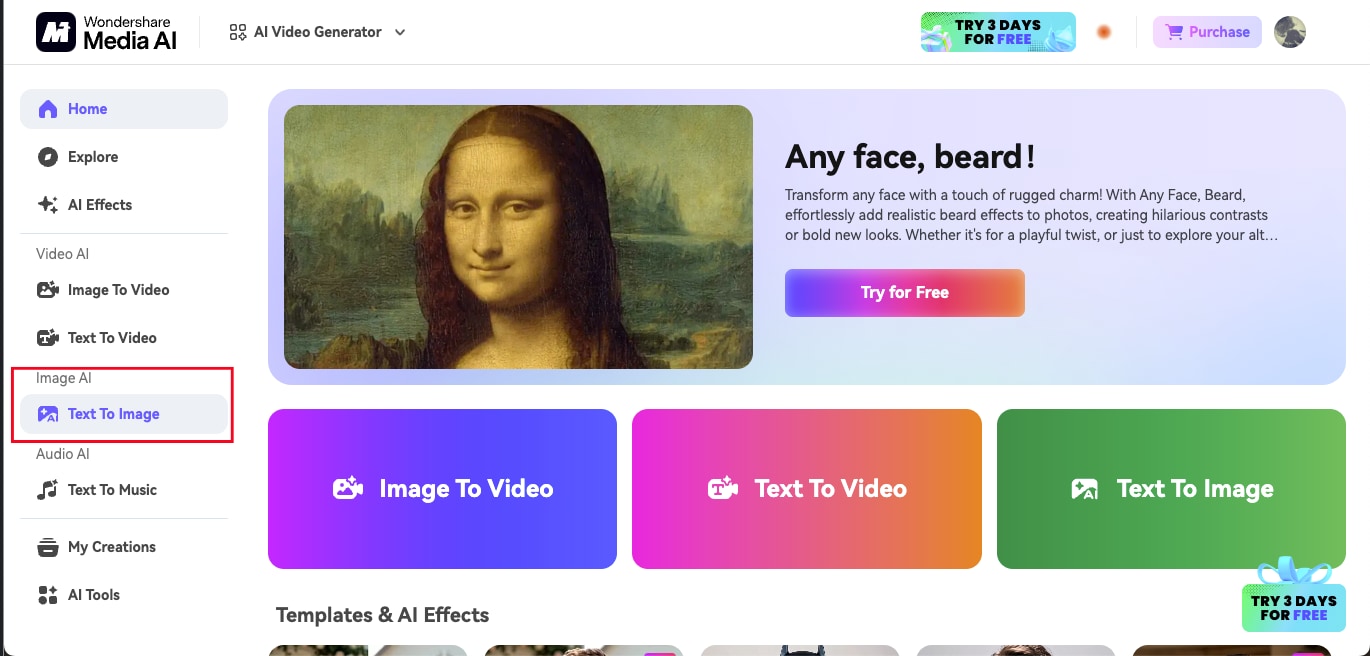 canva ai mediaio text to image